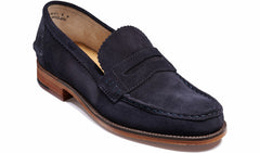 Mens Caruso - Navy Suede | Barker Shoes
