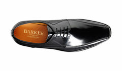 Mens Newbury - Black Hi-Shine Derby Shoe | Barker Shoes