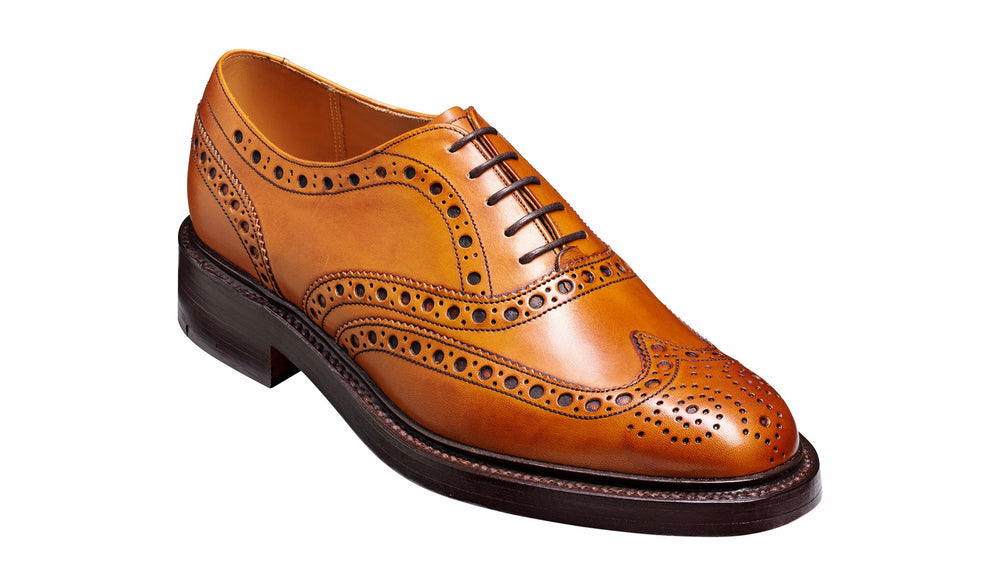 Mens Westfield - Cedar Burnished Calf Brogue | Barker Shoes