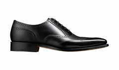 Mens Johnny - Black Calf Brogue | Barker Shoes