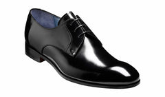 Mens Rutherford - Black Hi-Shine Derby | Barker Shoes