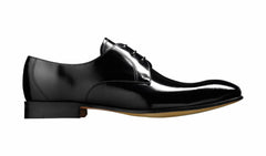 Mens Rutherford - Black Hi-Shine Derby | Barker Shoes