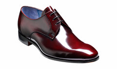 Mens Rutherford - Burgundy Hi-Shine Derby | Barker Shoes