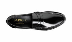 Mens Newington - Black Hi-Shine | Barker Shoes