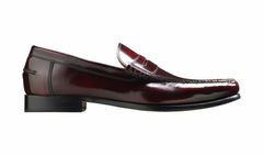 Mens Newington - Burgundy Hi-Shine | Barker Shoes