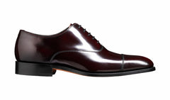 Mens Winsford - Burgundy Hi-Shine Oxford | Barker Shoes