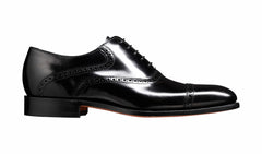 Mens Wilton - Black Hi-Shine Oxford | Barker Shoes
