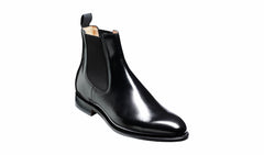 Mens Bedale - Black Hi-Shine Chelsea Boot | Barker Shoes