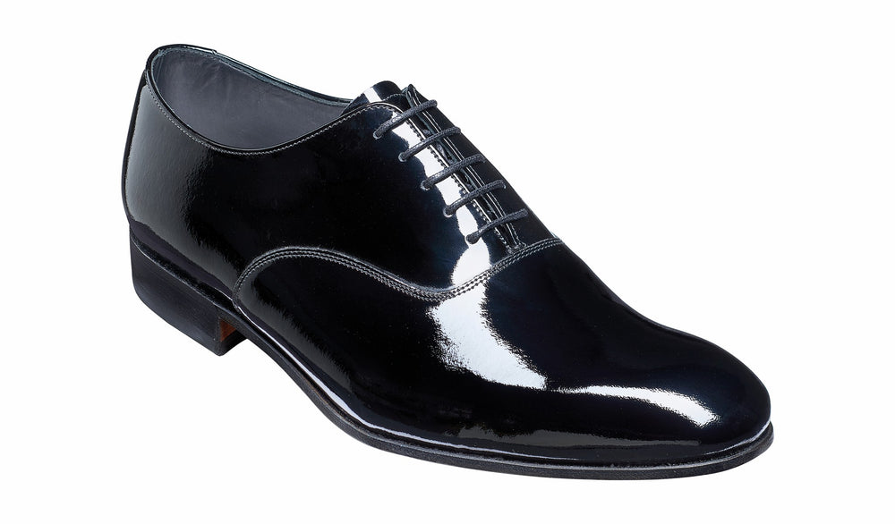 Mens Madeley - Black Patent Oxford | Barker Shoes