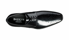 Mens Darlington - Black Hi-Shine Derby Calf Leather Shoe | Barker Shoes