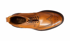 Mens Calder - Cedar Calf Wing-cap Boot | Barker Shoes
