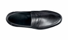 Mens Jevington - Black Grain Loafer Shoe | Barker Shoes