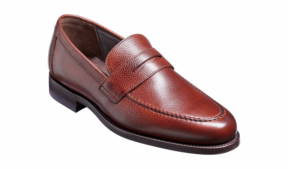 Mens Jevington - Cherry Grain | Barker Shoes