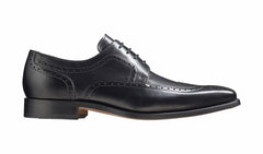 Mens Larry - Black Calf Brogue Derby Shoe | Barker Shoes