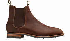 Mens Mansfield - Mid Brown Waxy Suede | Barker Shoes