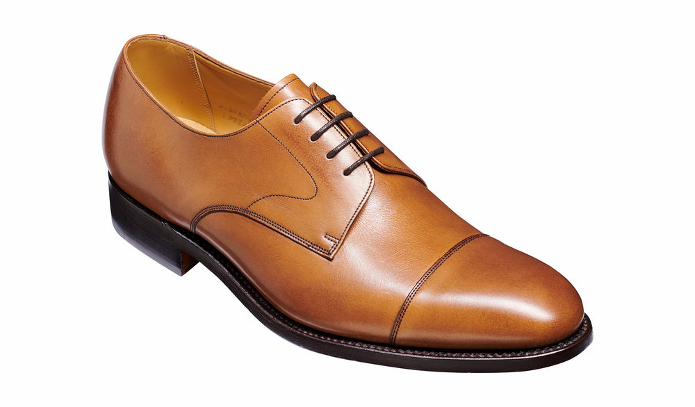 Mens Morden - Conker Calf Toe Cap Derby | Barker Shoes
