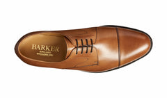 Mens Morden - Conker Calf Toe Cap Derby | Barker Shoes