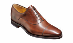 Mens Wright - Walnut Calf Hand-Stitched Oxford | Barker Shoes