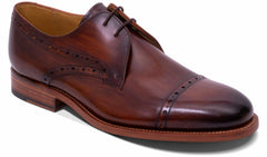 Mens Wye - Hand Brushed Brown | Barker Shoes