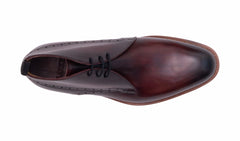 Mens Tyne - Hand Brushed Burgundy | Barker Shoes