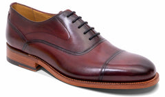 Mens Cherwell- Hand Brushed Burgundy | Barker Shoes