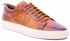 Mens Paisely - Cedar Hand Painted | Barker Shoes