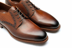 Mens Buckhurst - Hand Brushed Brown | Barker Shoes