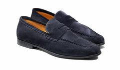 Mens Capri - Navy Suede | Barker Shoes