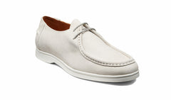 Mens Vigo - White Suede White Sole | Barker Shoes