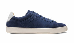 Mens Skylar - Navy Suede White | Barker Shoes