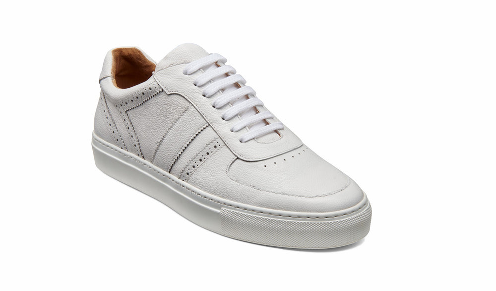Mens Soren - White | Barker Shoes