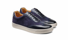 Mens Stig - Navy Suede Calf | Barker Shoes