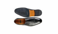 Mens Dover - Black Hishine Black Cervo | Barker Shoes