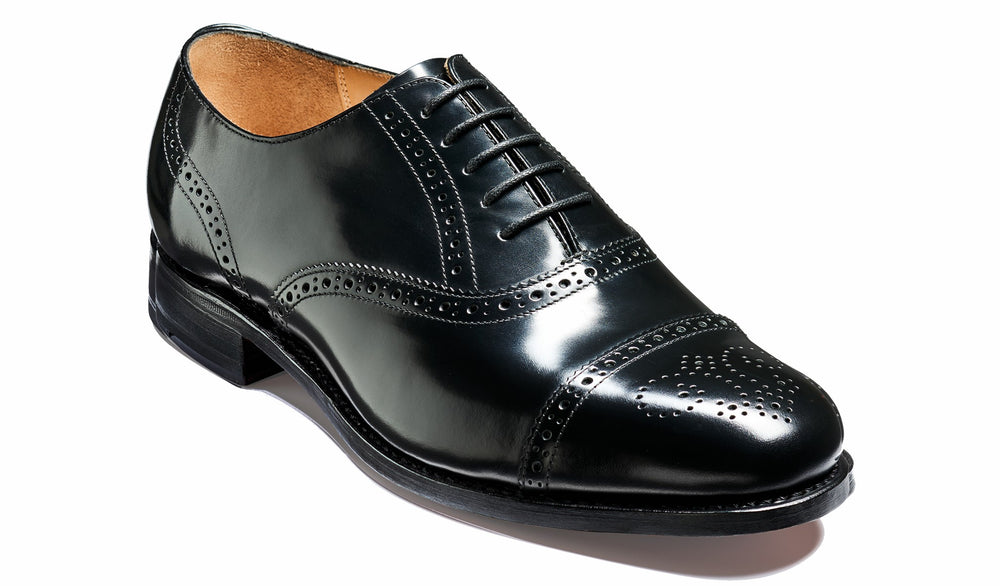 Mens Gatwick - Black Hi-Shine | Barker Shoes