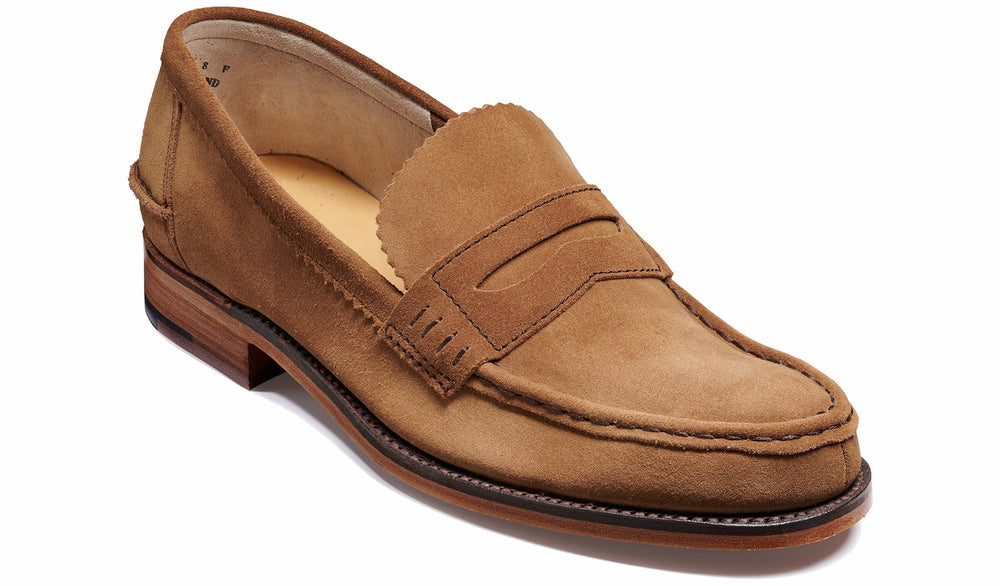 Mens Caruso - Beige Suede | Barker Shoes