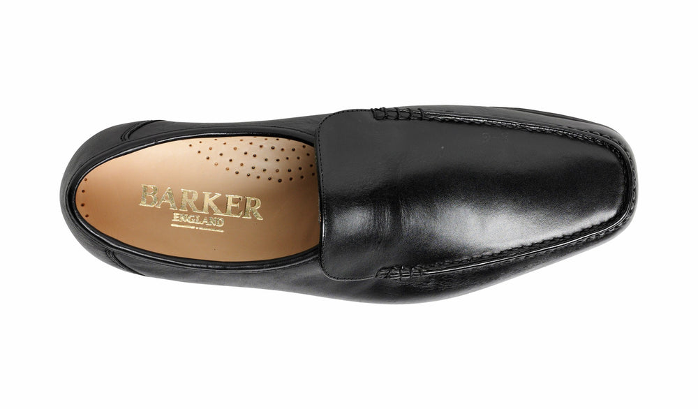 Mens Javron - Black Calf Loafer | Barker Shoes