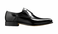 Mens Newbury - Black Hi-Shine Derby Shoe | Barker Shoes