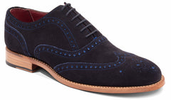 Mens Brando 2 - Navy Suede | Barker Shoes