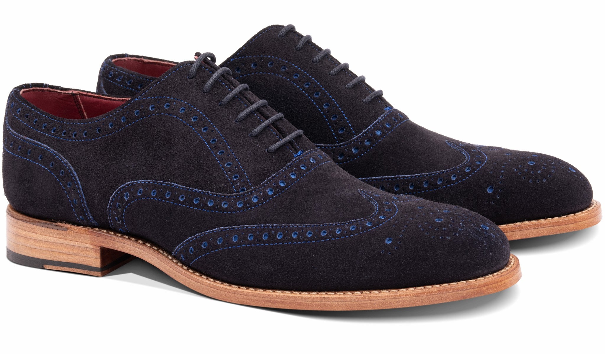 Mens Brando 2 - Navy Suede | Barker Shoes