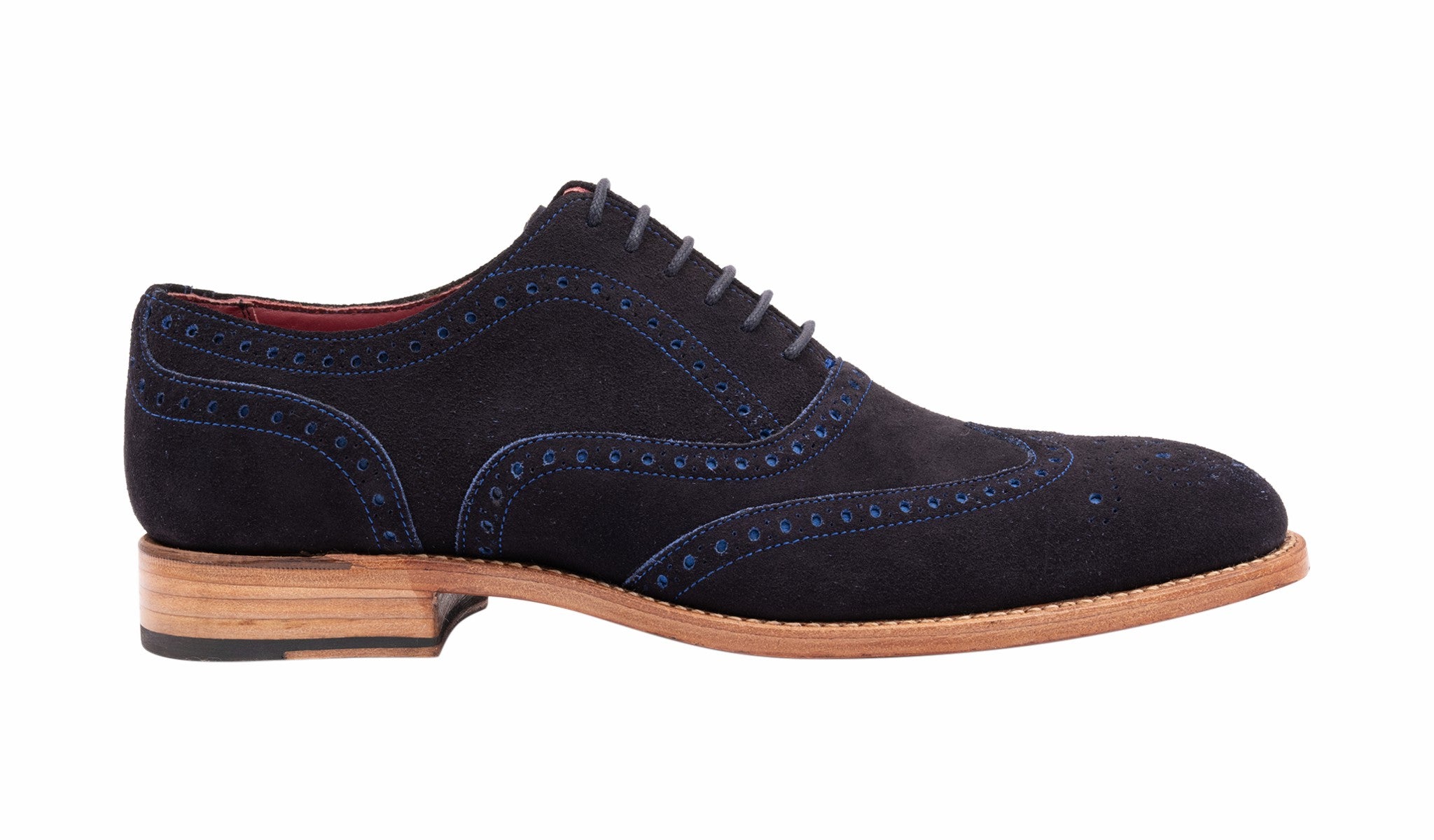 Mens Brando 2 - Navy Suede | Barker Shoes