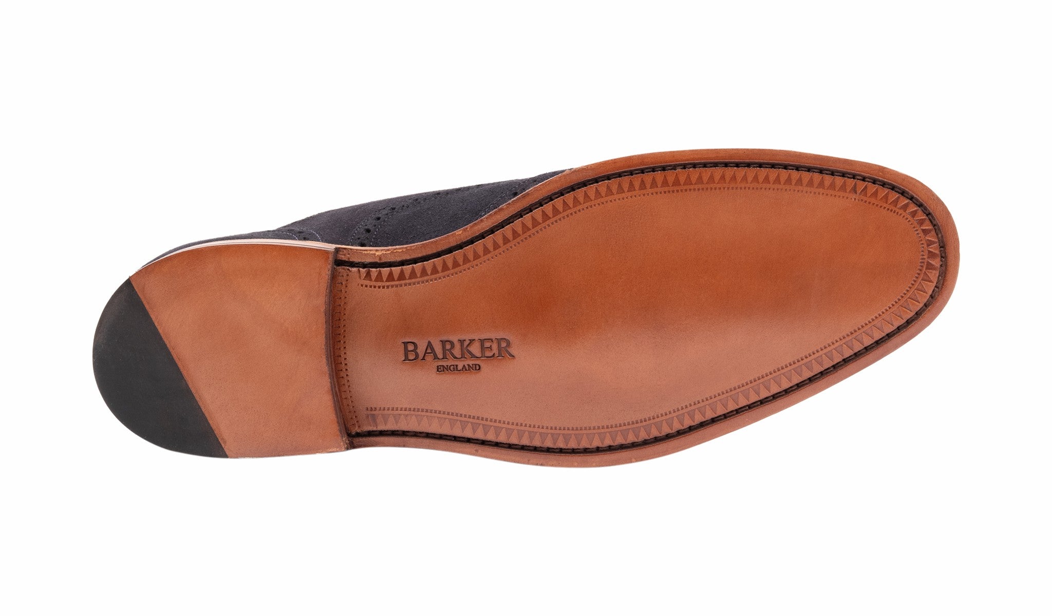 Mens Brando 2 - Navy Suede Cola Punch | Barker Shoes