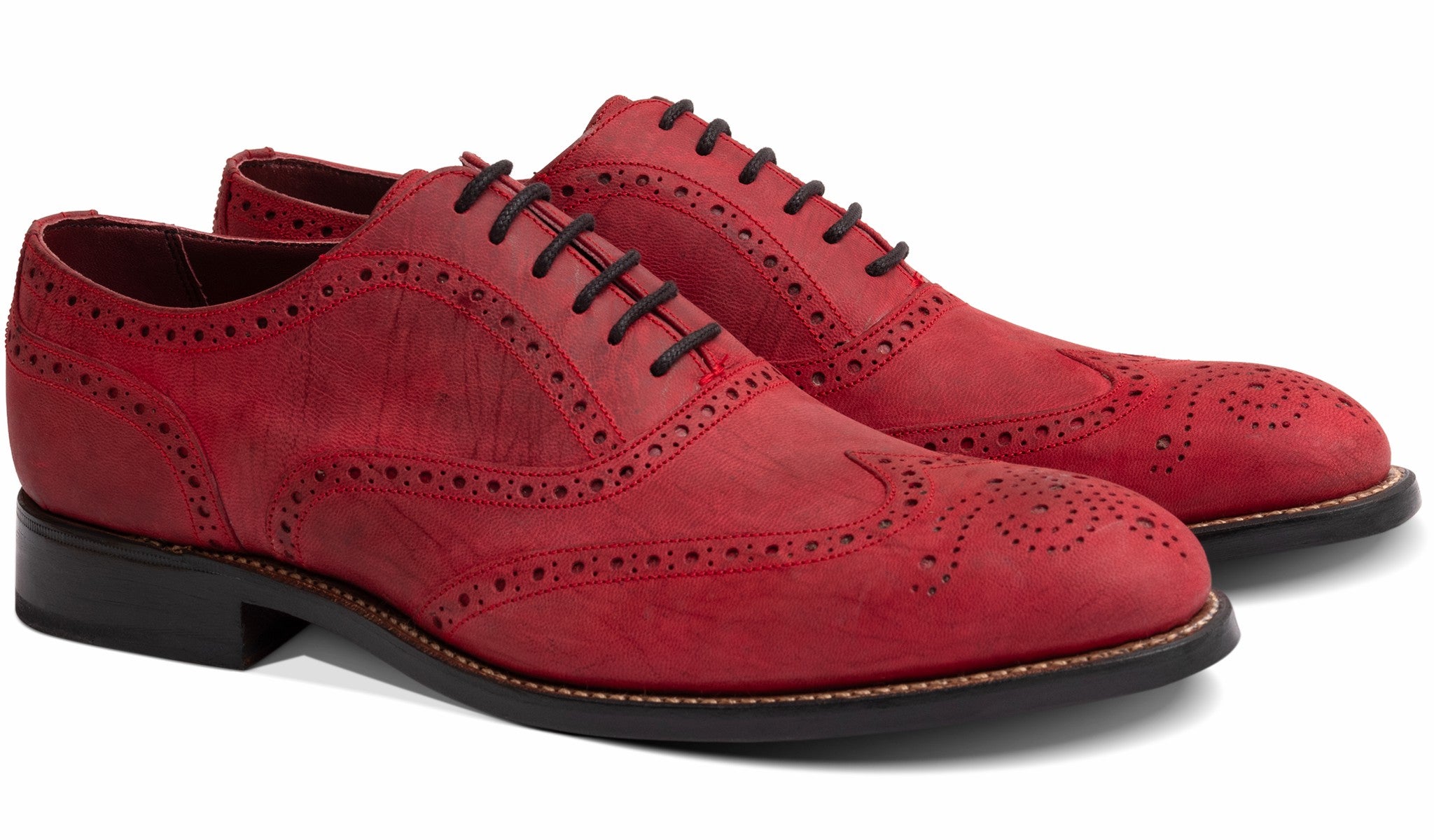 Mens Brando 2 - Red Waxy Calf | Barker Shoes