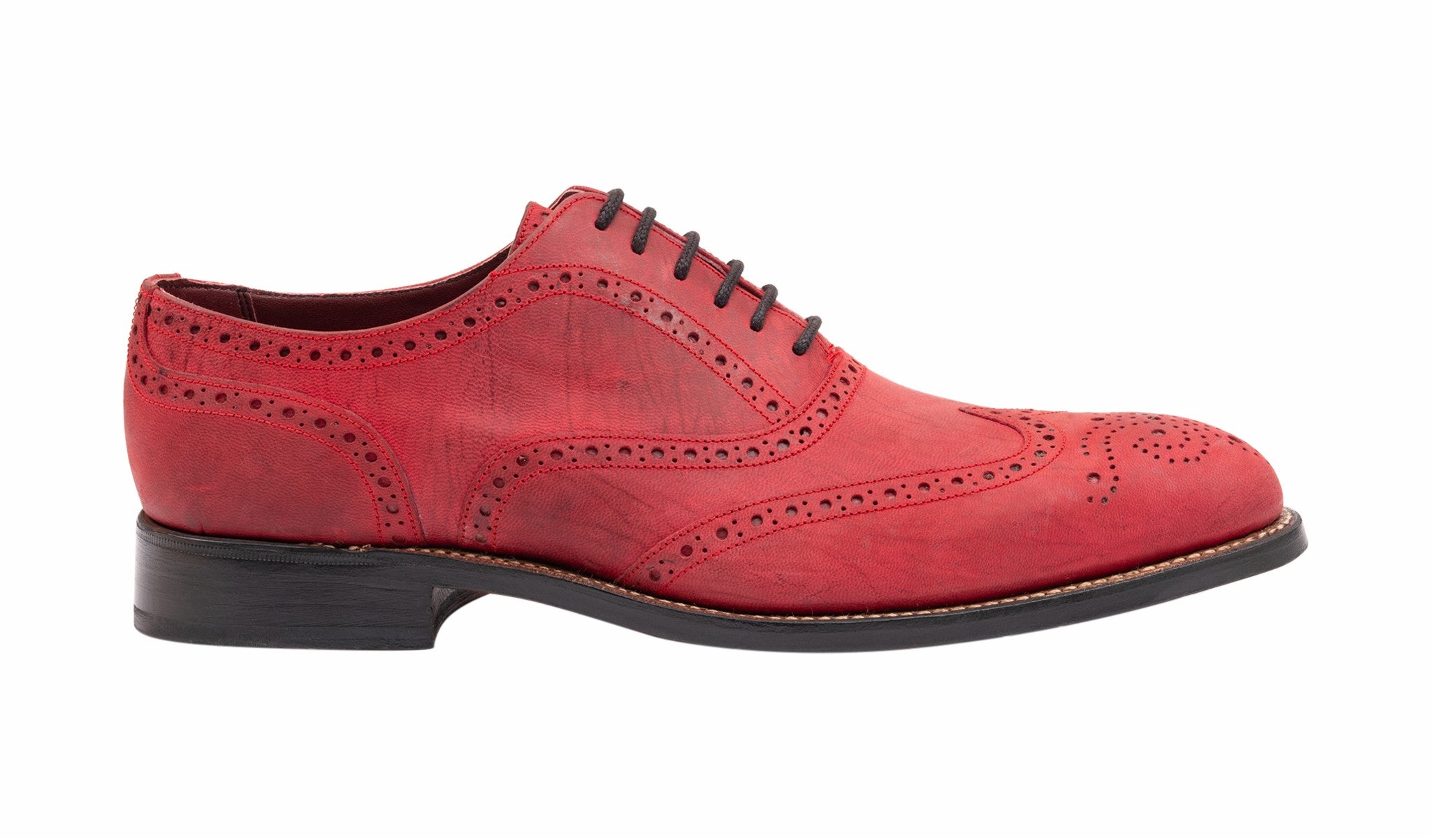 Mens Brando 2 - Red Waxy Calf | Barker Shoes