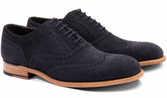Mens Brando 2 - Navy Suede | Barker Shoes