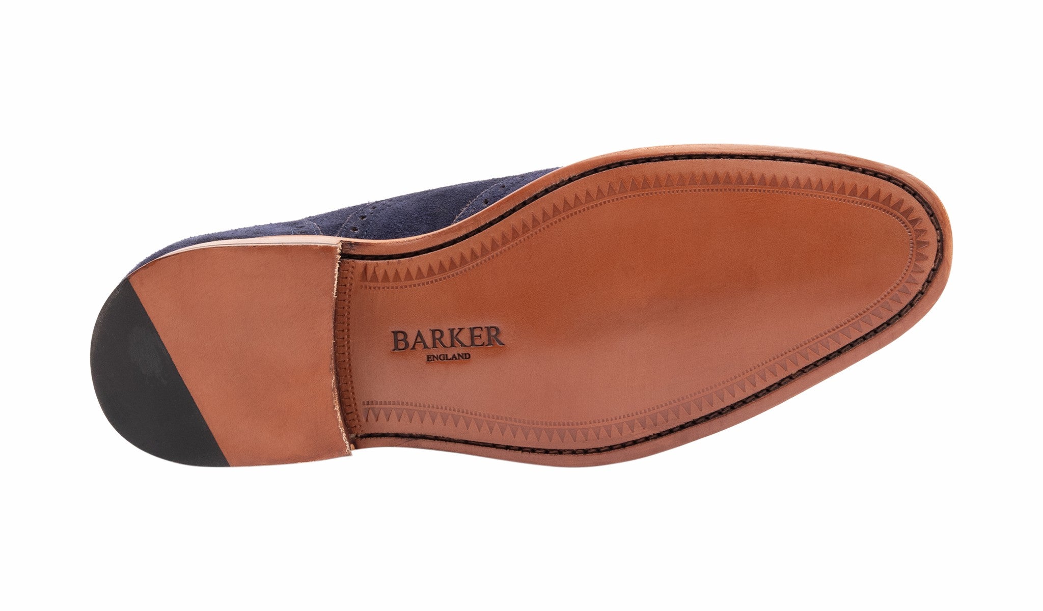 Mens Brando 2 - Navy Suede | Barker Shoes