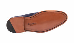Mens Brando 2 - Navy Suede | Barker Shoes