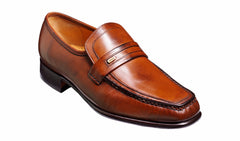 Mens Wesley - Chestnut Calf Loafer | Barker Shoes