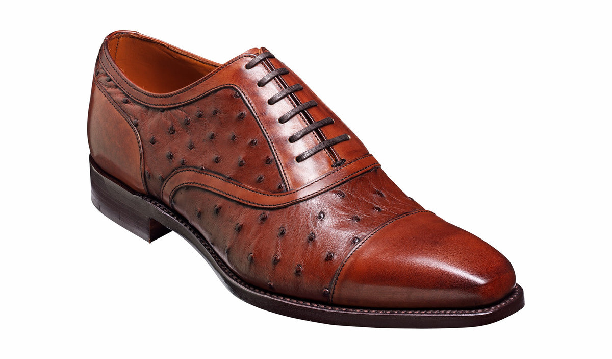 Mens Puccini - Brown Calf / Ostrich | Barker Shoes
