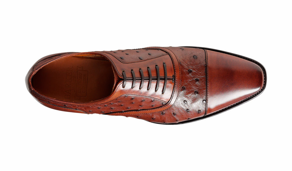 Mens Puccini - Brown Calf / Ostrich | Barker Shoes