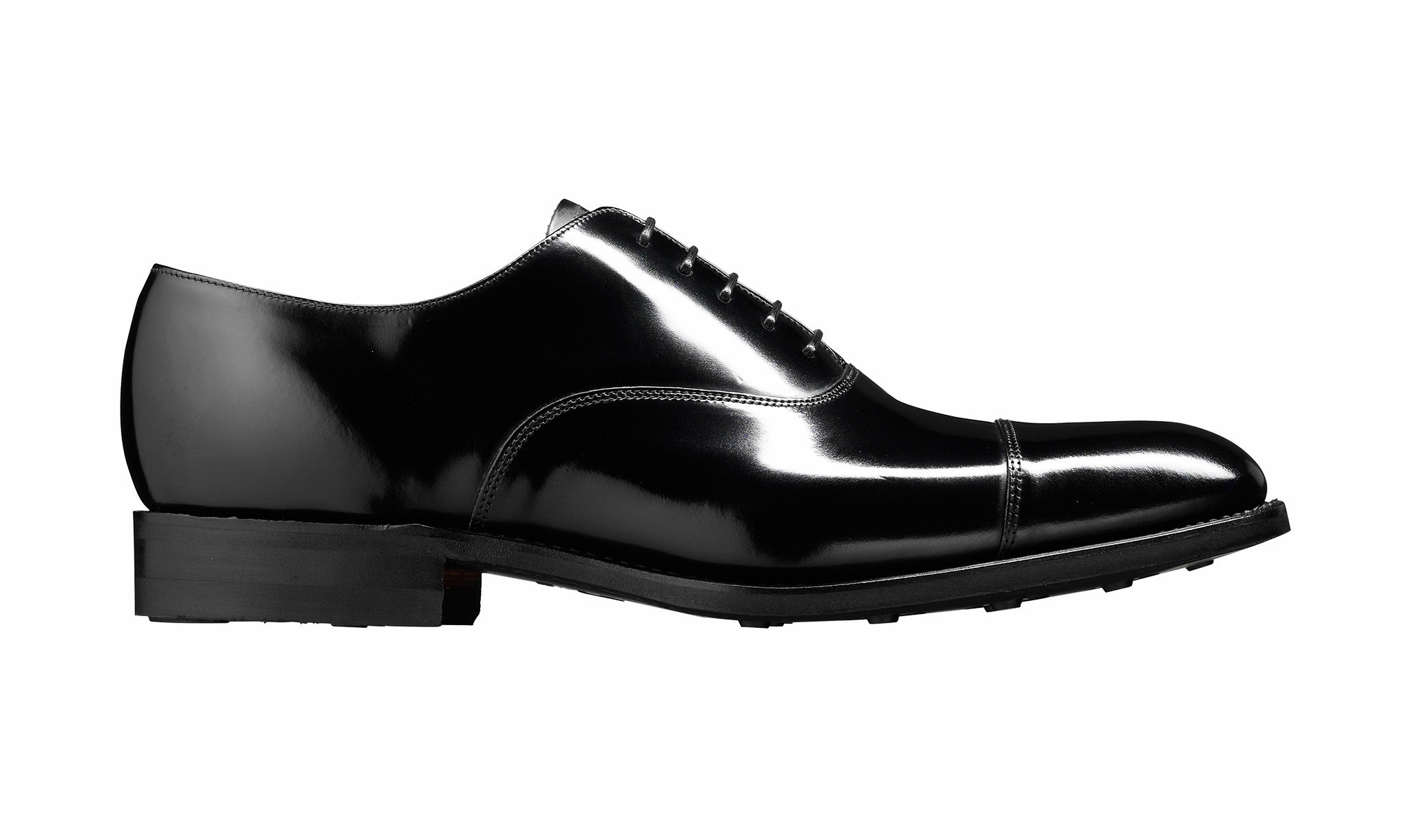 Mens Cheltenham - Black Hi-Shine - Oxford Shoe Mens | Barker Shoes